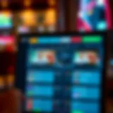 User interface of 1xbet lite showcasing its features