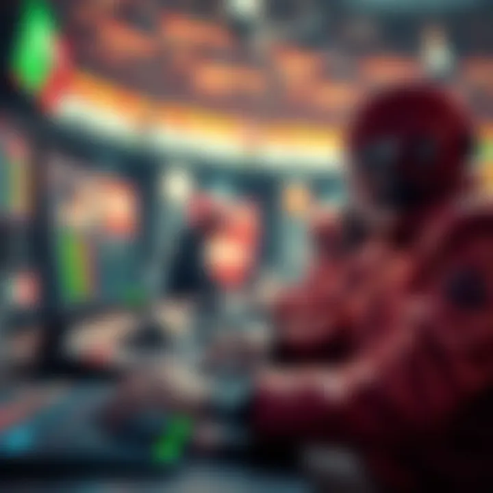 Visual representation of automated betting strategies