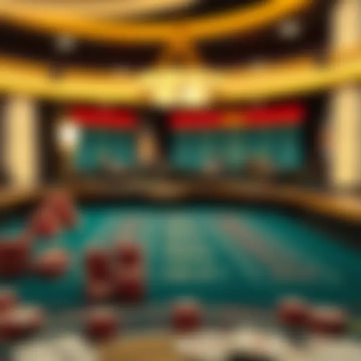 Illustration of probability calculations in baccarat