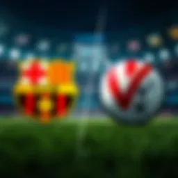 A side-by-side comparison of Barcelona and Vissel Kobe logos