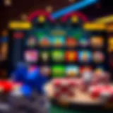 Vibrant online casino interface showcasing diverse games