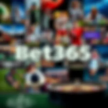 A collage of various sports and casino games available on Bet365