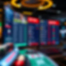 Dynamic betting interface showcasing diverse options