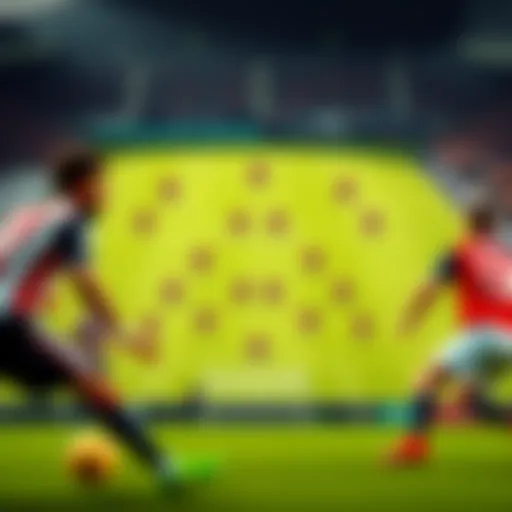 Tactical formation of both teams in the match