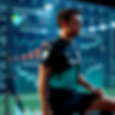 Statistical graphs showcasing player performances in the Bundesliga.