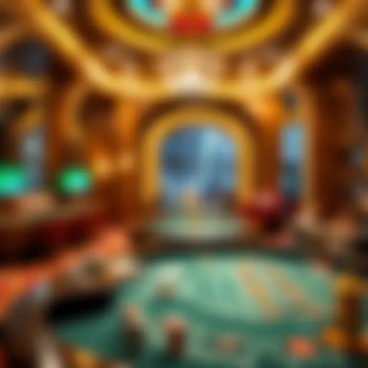The Casino Ambiance and Baccarat Casino environment enhancing the gaming experience