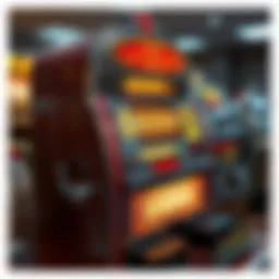 A vintage slot machine showcasing its intricate design and history