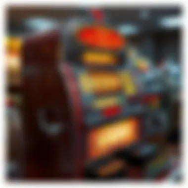 A vintage slot machine showcasing its intricate design and history