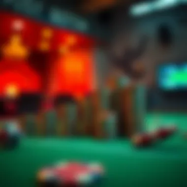 A visually appealing representation of financial growth through betting