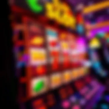 A captivating slot machine display showcasing vibrant graphics and unique symbols