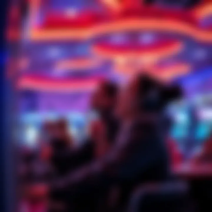 An immersive gaming environment filled with excitement and anticipation