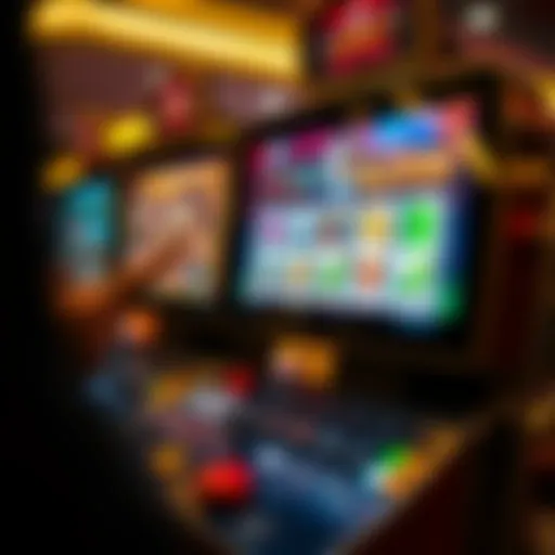 A vibrant online slot machine interface showcasing various game themes.