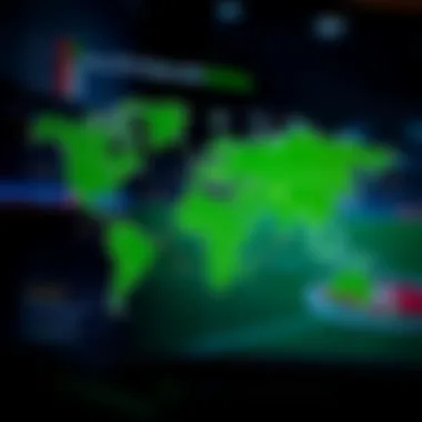 A global map highlighting the localization of sports betting services.