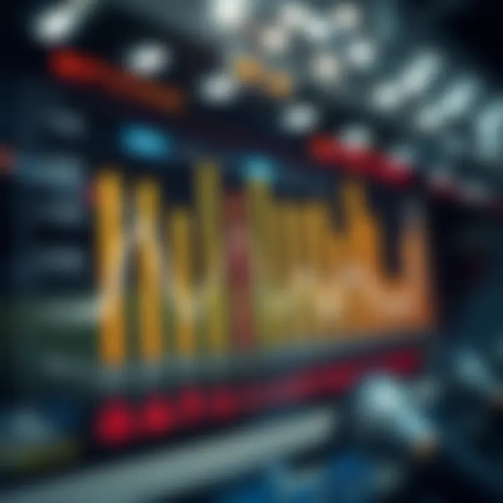 Graph showing trends in betting market