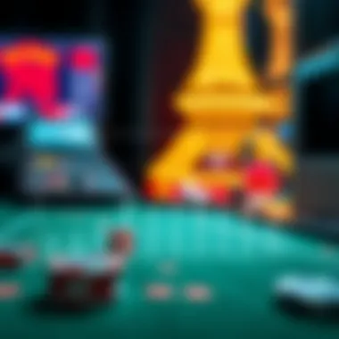 Graph depicting the growth trends in online gambling