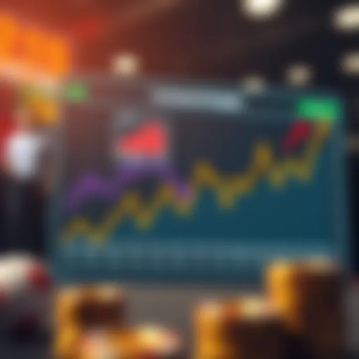 Graph showcasing investment strategies in sports betting