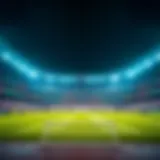 Iconic Italian football stadium during a match