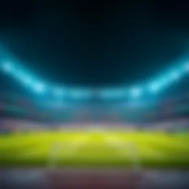 Iconic Italian football stadium during a match