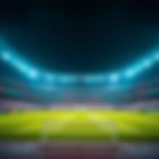 Iconic Italian football stadium during a match