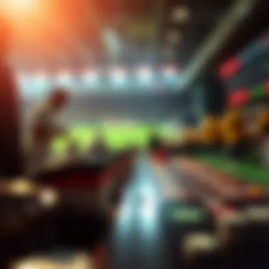 Illustration depicting the evolution of betting market trends