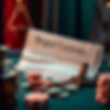 A legal document symbolizing regulations and legal aspects of online gambling