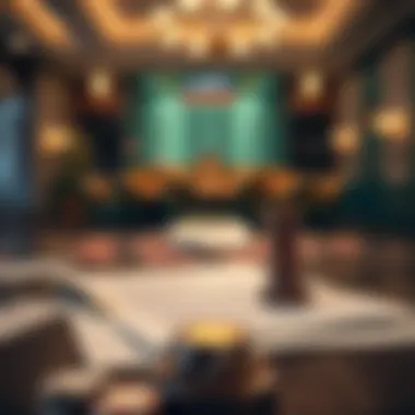 Visual of legal documents related to online gambling