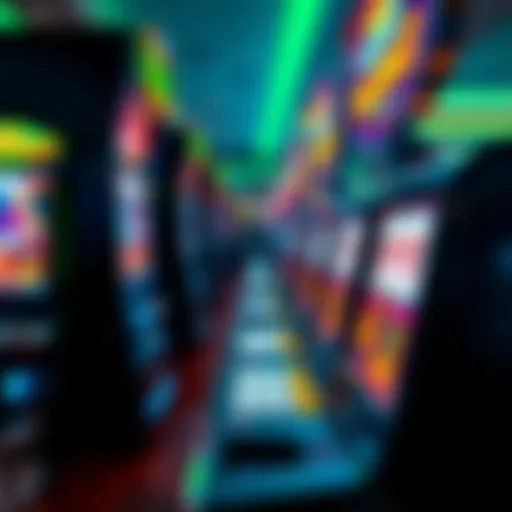 An engaging interface of a live slot machine game showcasing dynamic graphics and interactive elements