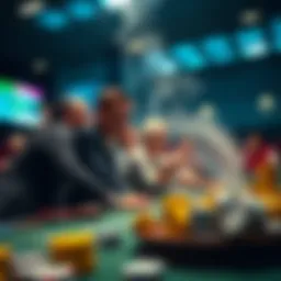 Visual representation of betting strategies