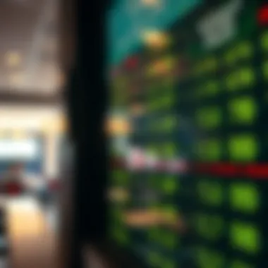 A close-up of sports betting odds displayed in a Melbourne sports bar.