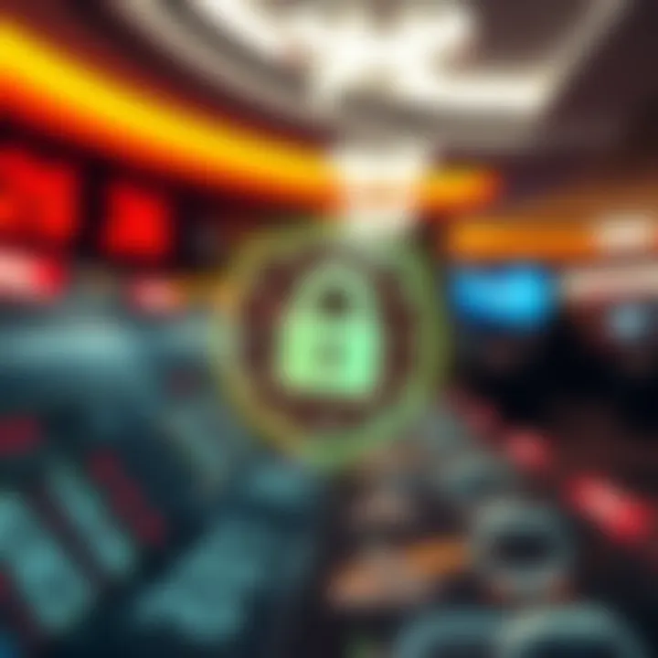 Security in Mobile Betting A graphic representation of enhanced security features for mobile betting