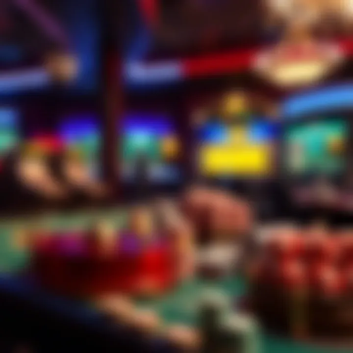 Visual depicting various types of games available in mobile casinos