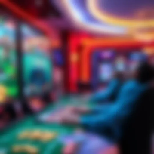 A digital representation of modern online casino gaming interface