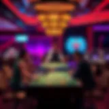 Virtual gaming environment with live dealer interaction