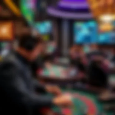 Technological setup for live casino games