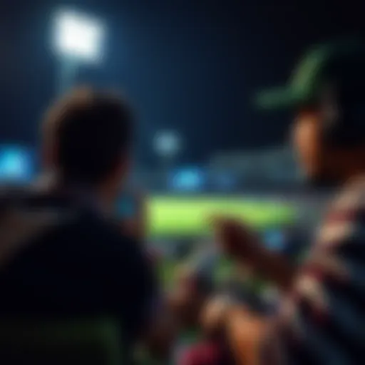 Live cricket streaming capturing an intense moment