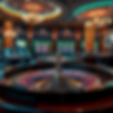 Strategic betting layout in a casino