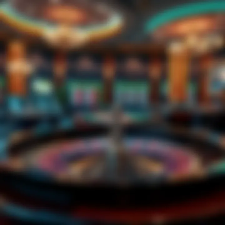 Strategic betting layout in a casino