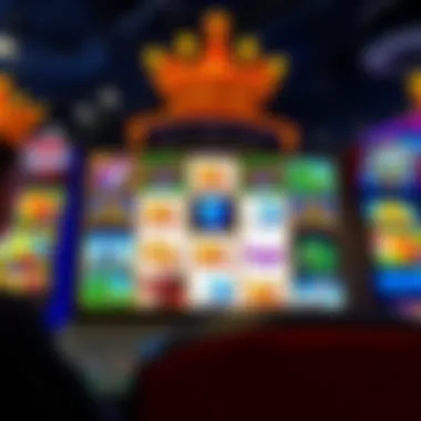 A vibrant online slot machine interface showcasing different themes