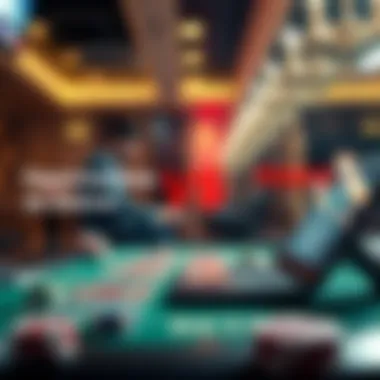 A balanced view graphic depicting opportunities and risks in online betting