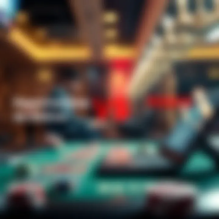 A balanced view graphic depicting opportunities and risks in online betting