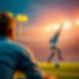 Illustration representing the concept of over under betting in sports