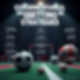 A detailed infographic showcasing various sports betting strategies.