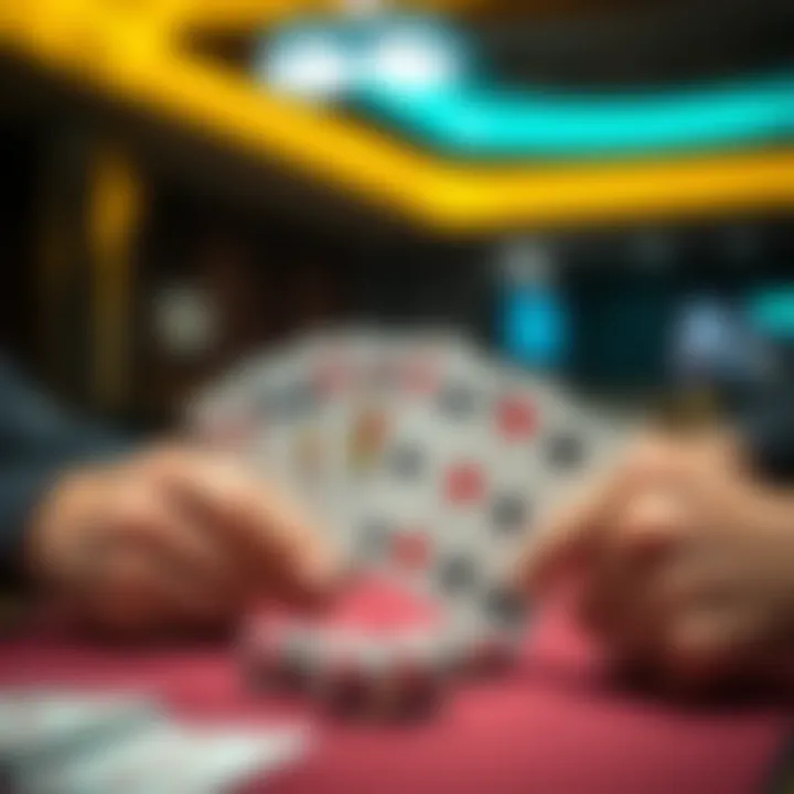 Strategic card play in poker