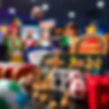 Diverse Mobile Casino Games A collage of popular casino games available on mobile platforms