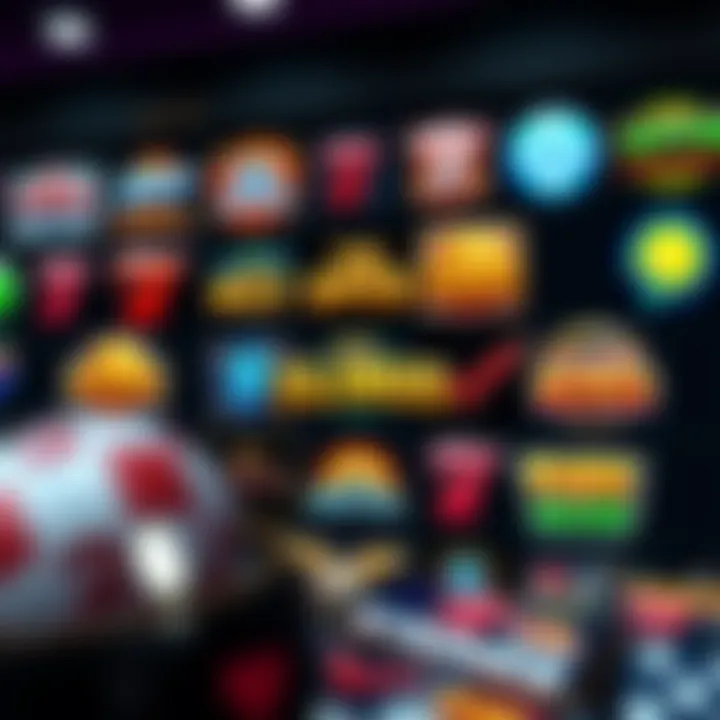 A collection of popular slot games logos from top providers