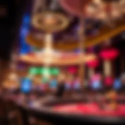 Interior view of a luxurious casino