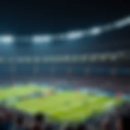 Stadium atmosphere during PSG vs Paris FC match