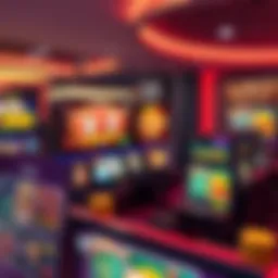 Vibrant gaming interface showcasing diverse casino games
