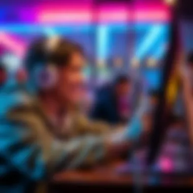 User engaging with a streaming service