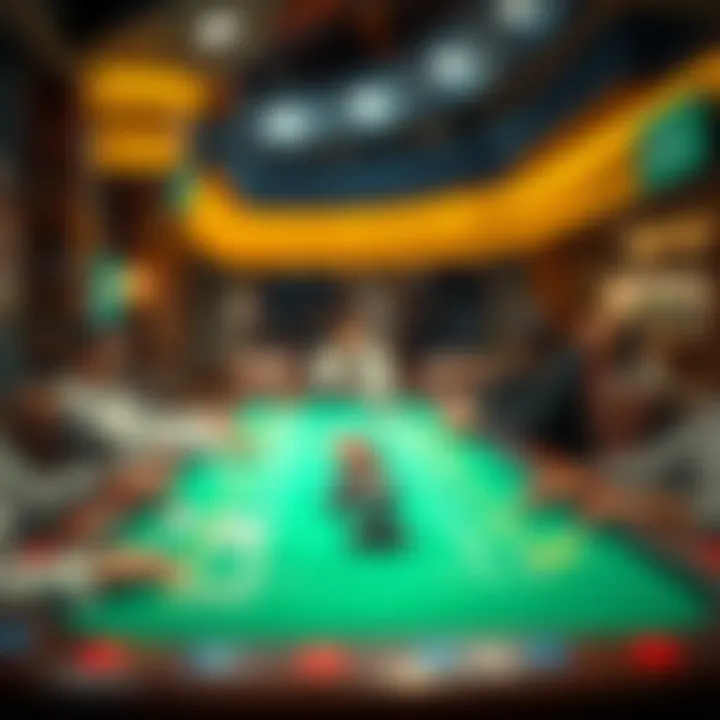 A peaceful setting that represents responsible betting practices.